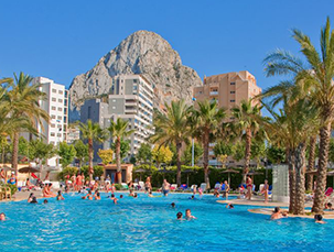 Hotel Rh Ifach Family In Calpe Official Web Pool With Beach For Children